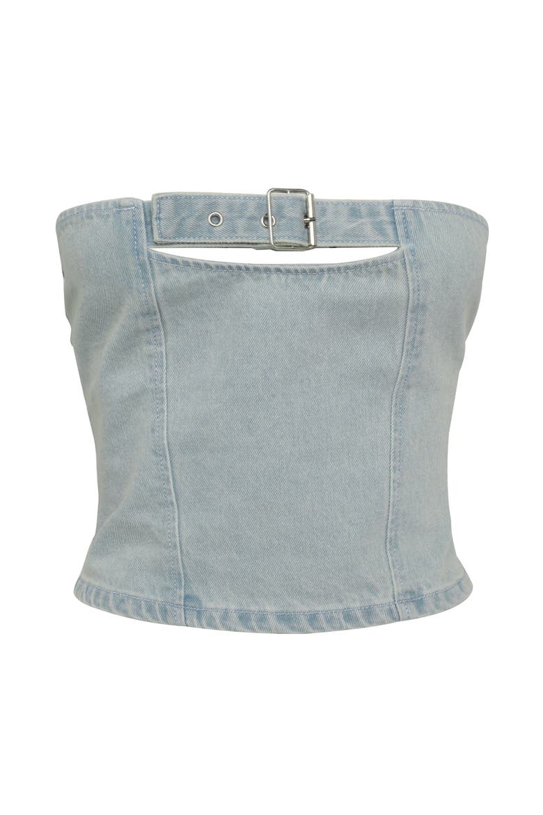 Ebony Bustier, Alternate, color, Blue