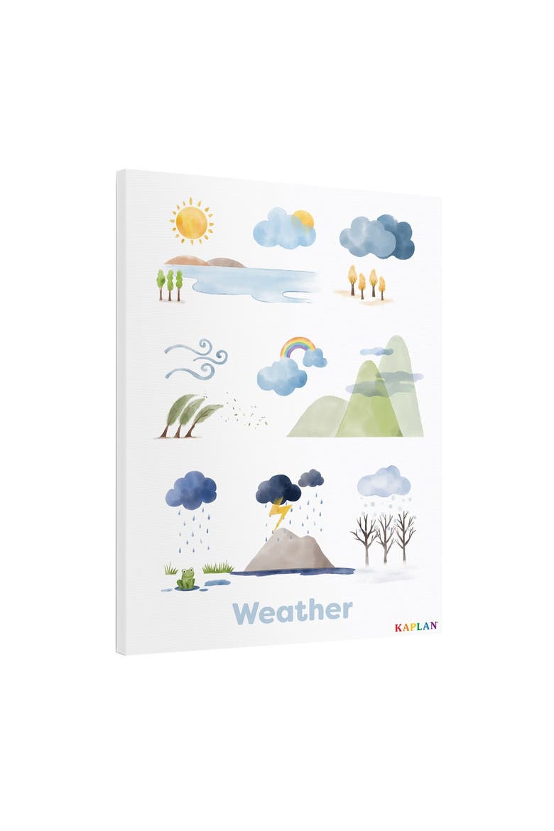 Weather Giclee Classroom Wall Print, Alternate, color, white