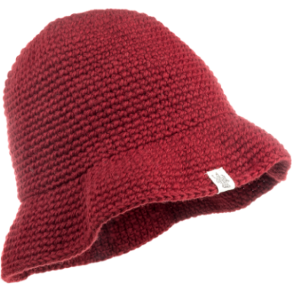 Nirvanna Designs Joplin Sun Hat In Burgundy