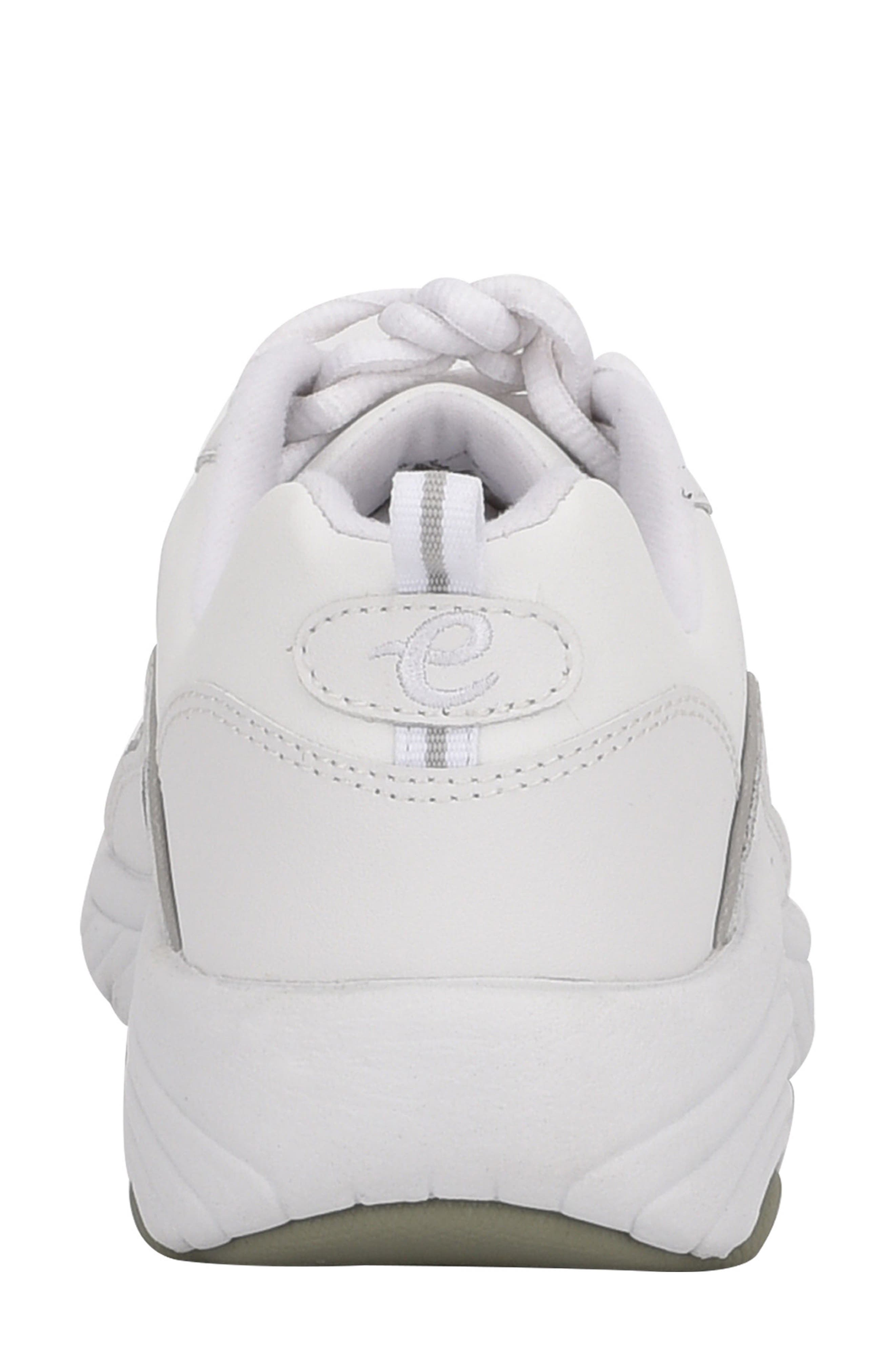 Easy Spirit Punter Sneaker, Alternate, color, White Leather