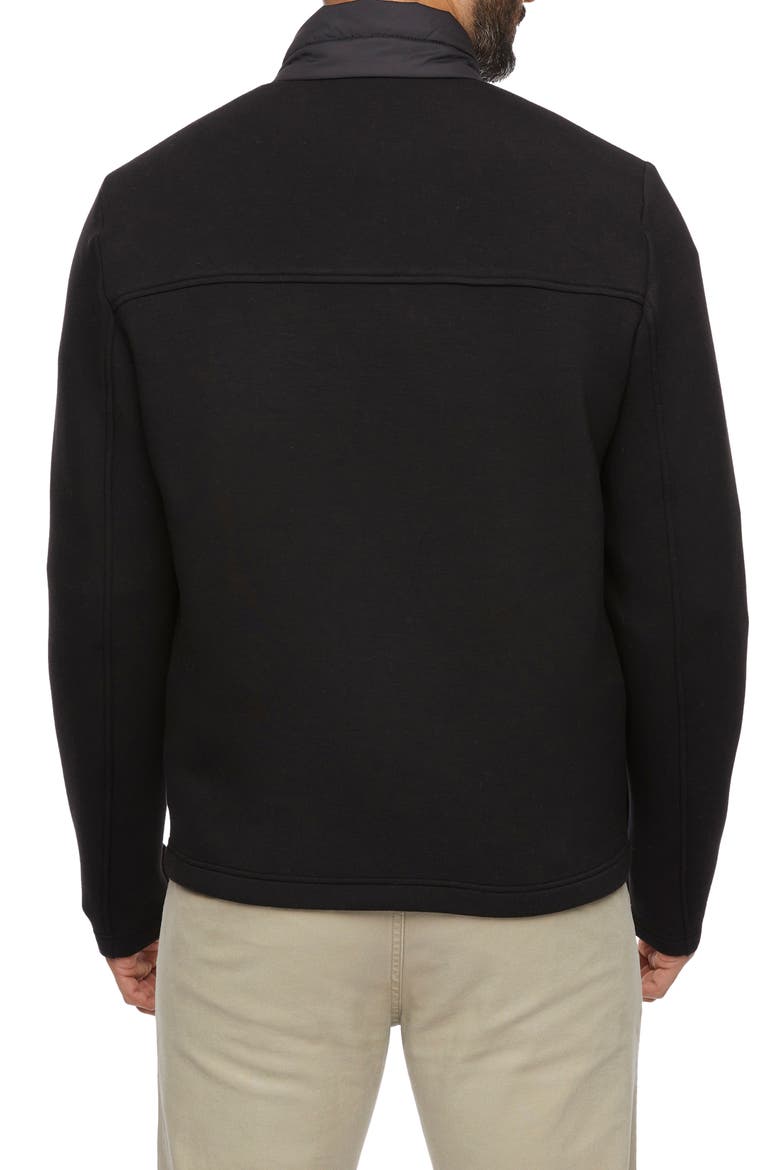 Mixed Media Jacket, Alternate, color, BLACK