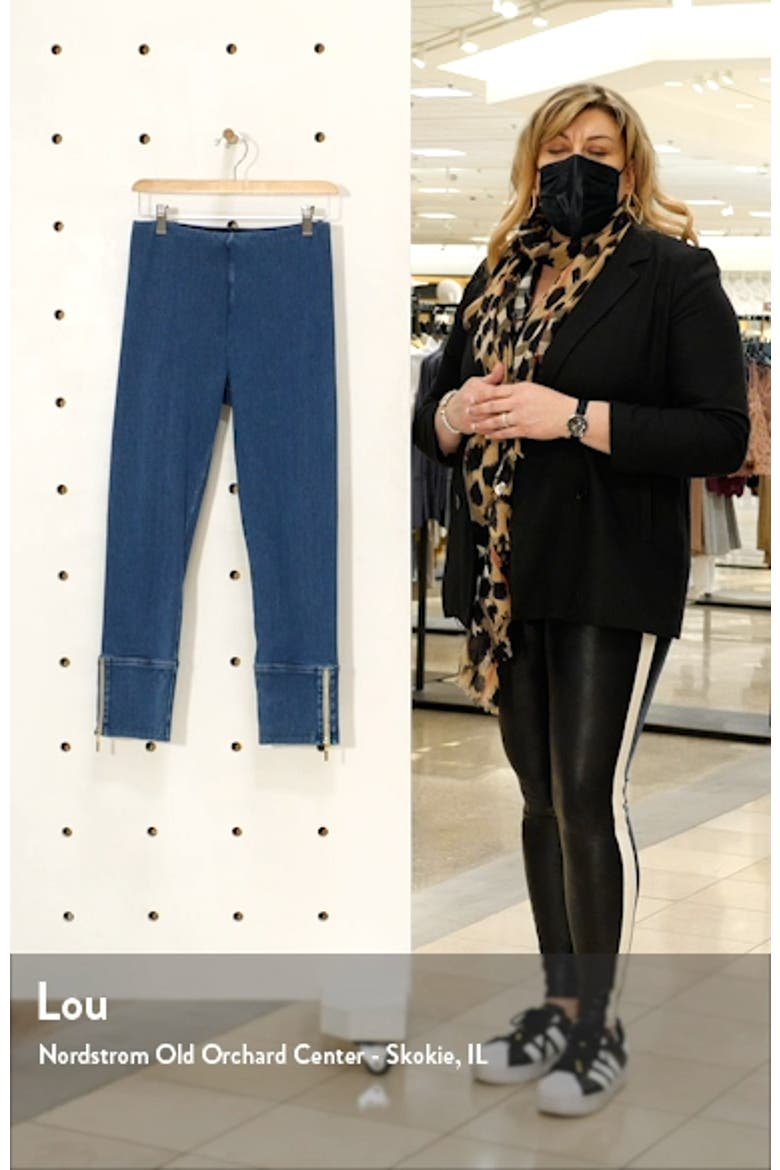 Lyssé High Waist Crop Denim Leggings video