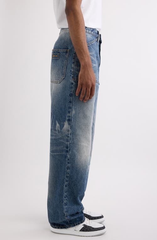 Givenchy Washed Straight-leg Jeans In Light Blue