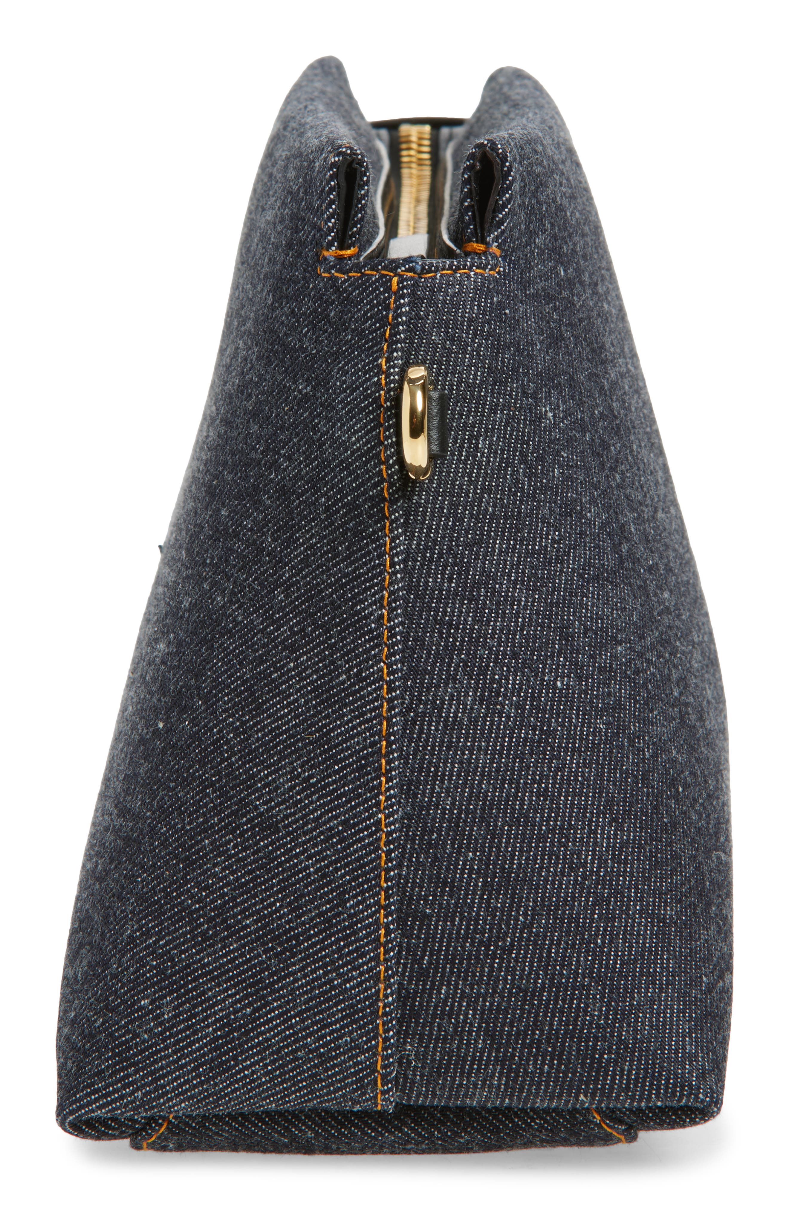 Givenchy Day Denim Pouch, Alternate, color, Indigo Blue