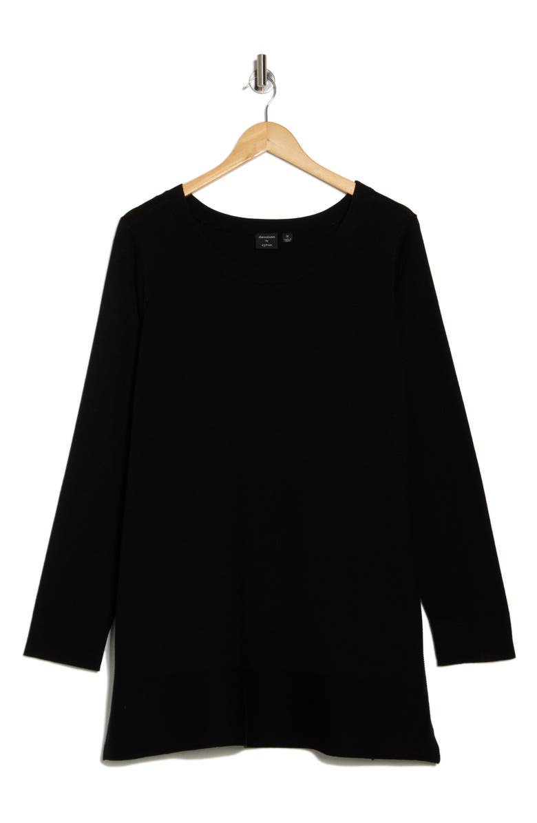 CYRUS Split Hem Sweater, Alternate, color, 