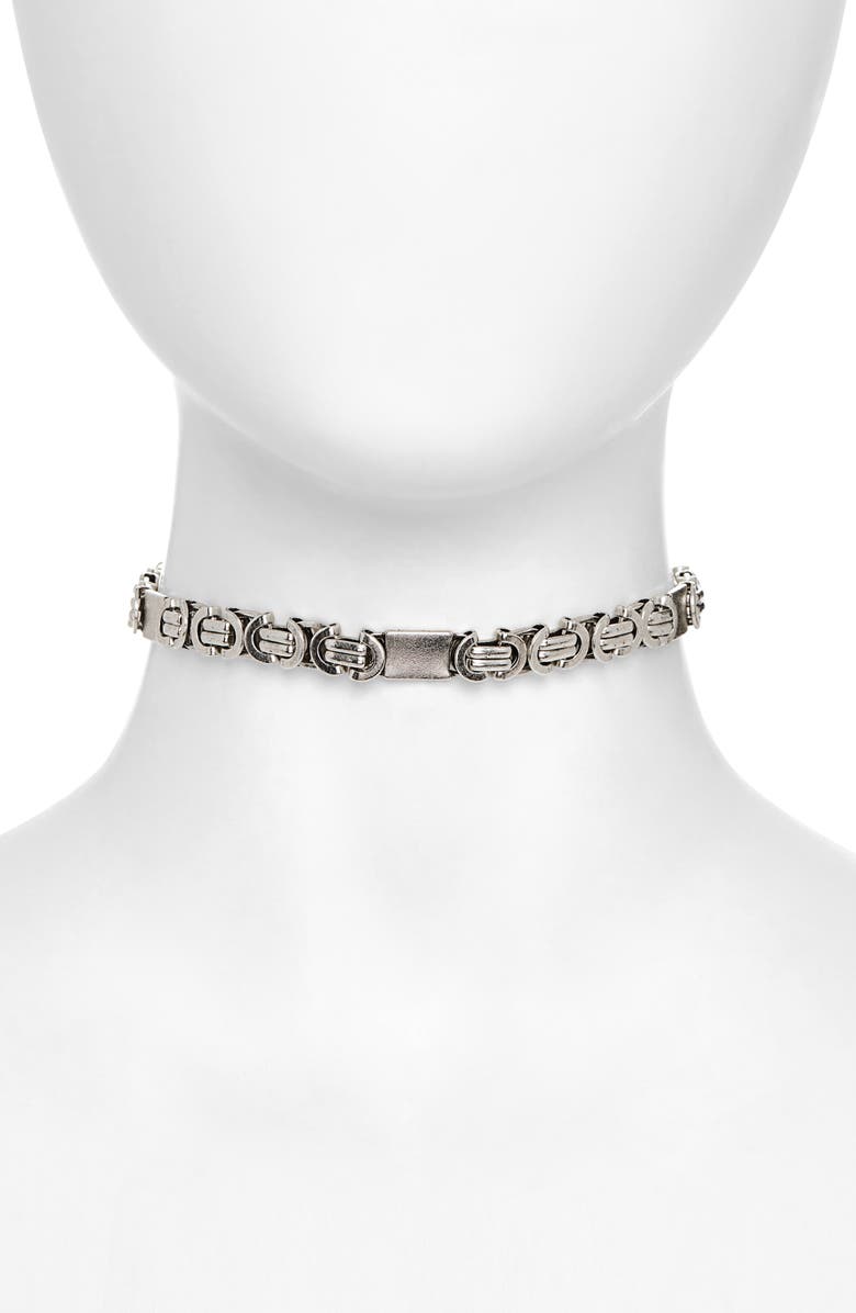 Child of Wild The Cory Link Choker Necklace, Main, color, Silver