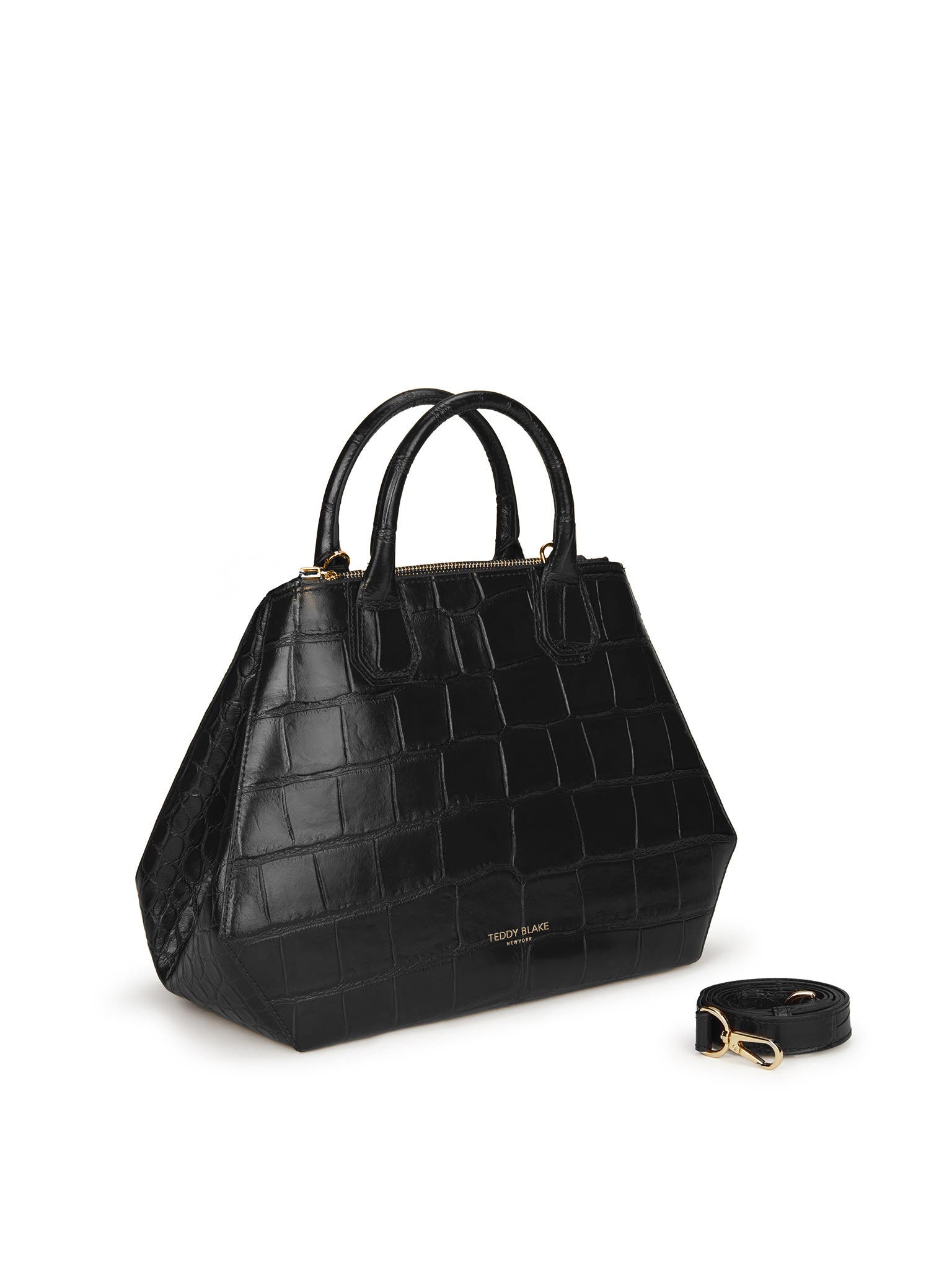 Teddy Blake Vera Croco 14", Alternate, color, Black/Red