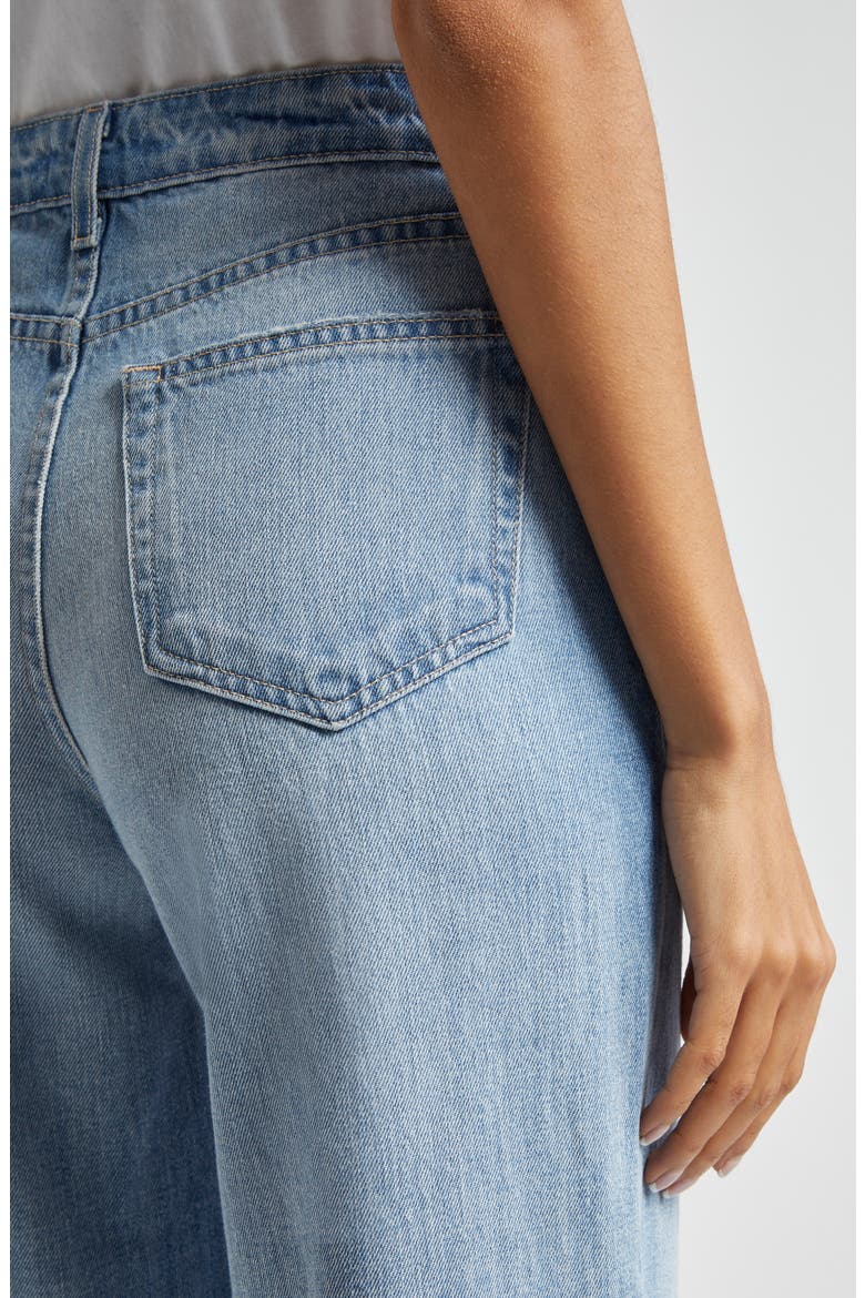 Miley High Waist Cuff Wide Leg Jeans, Alternate, color, EMERSON
