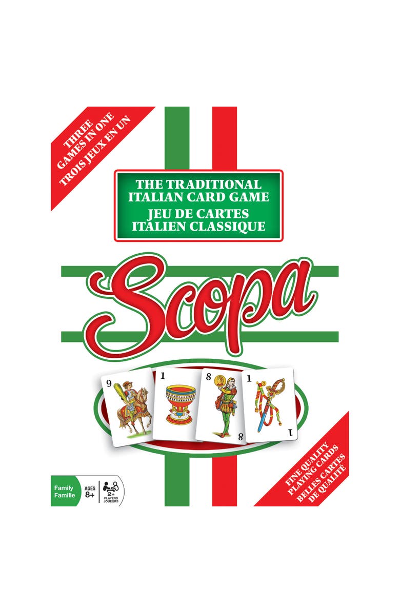 Outset Media Scopa The Traditional Italian Card Game, Alternate, color, Multicolored