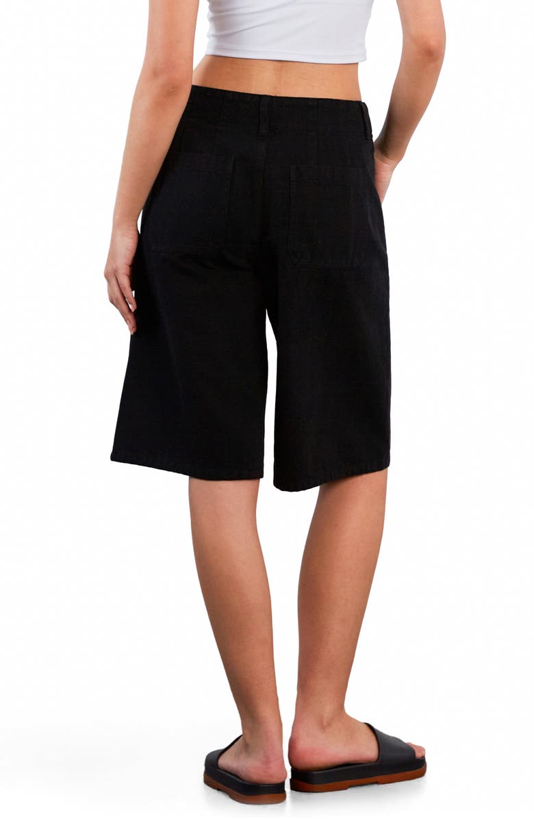 Billy T Effortless Denim Shorts, Alternate, color, Black Beauty