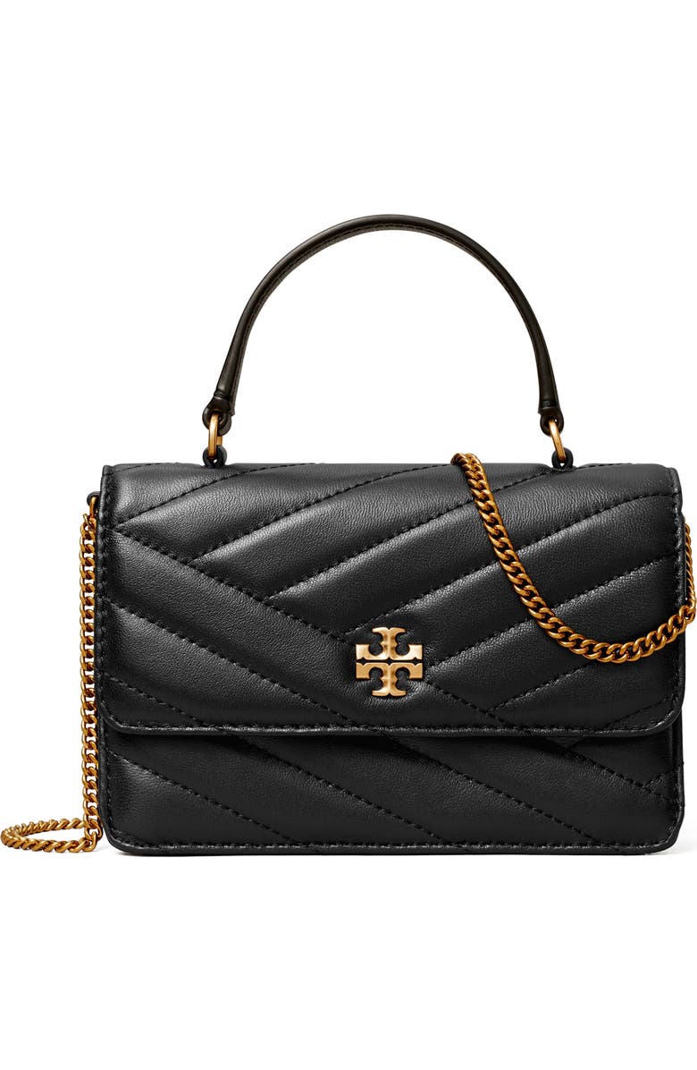 Tory Burch Kira Chevron Mini Top Handle Crossbody, Main, color,