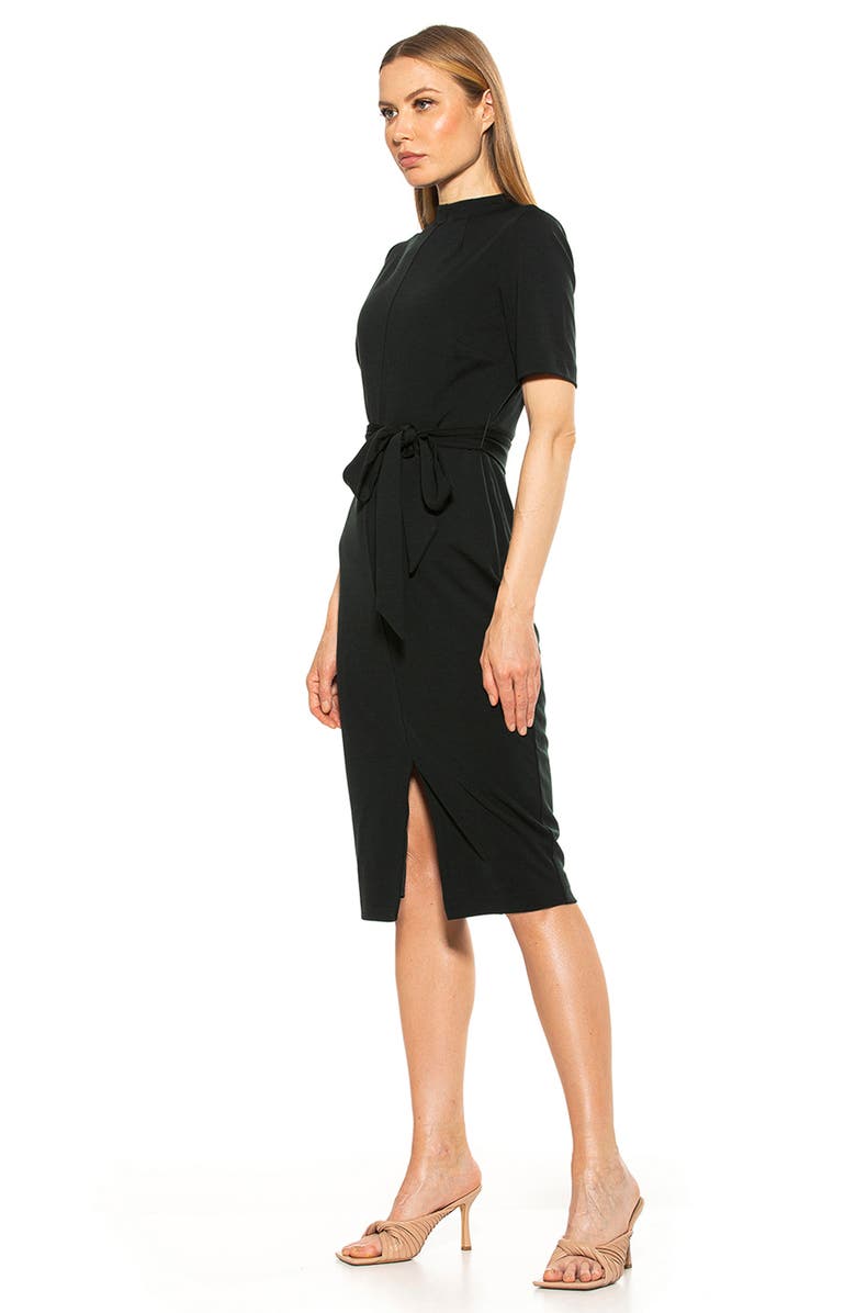 Alexia Admor Waist Tie Sheath Dress, Alternate, color,