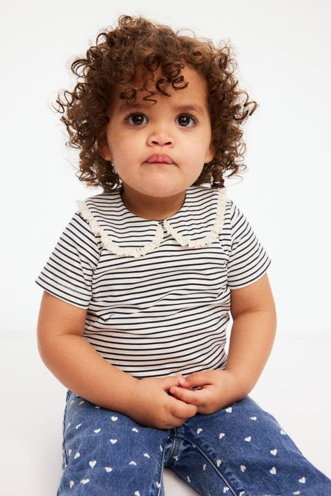 2-pack Cotton Tops With Collar
