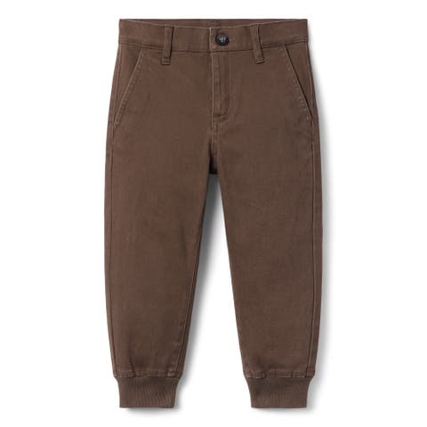 The Button Twill Jogger