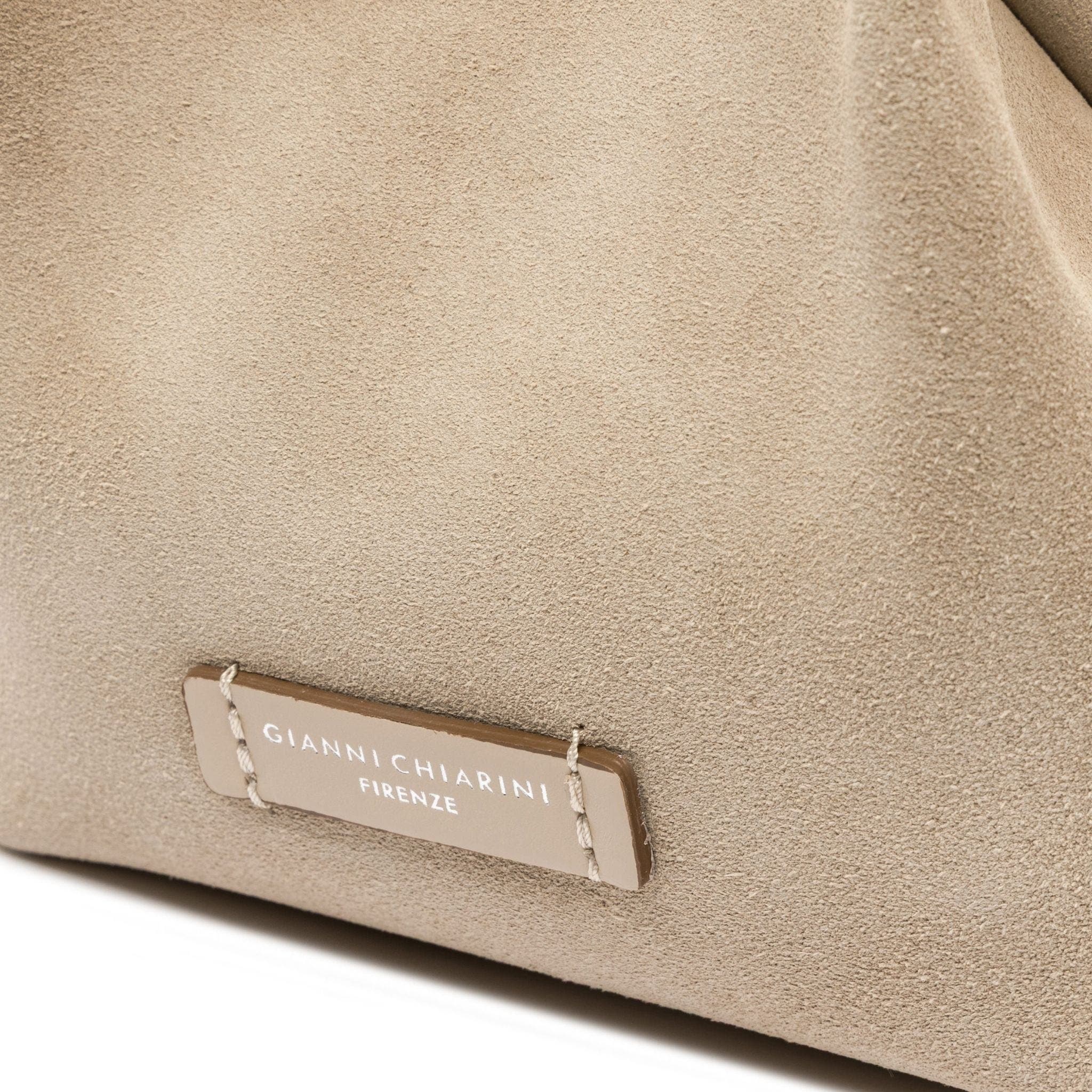 Dua Leather Mini Hobo Bag, Alternate, color, nude
