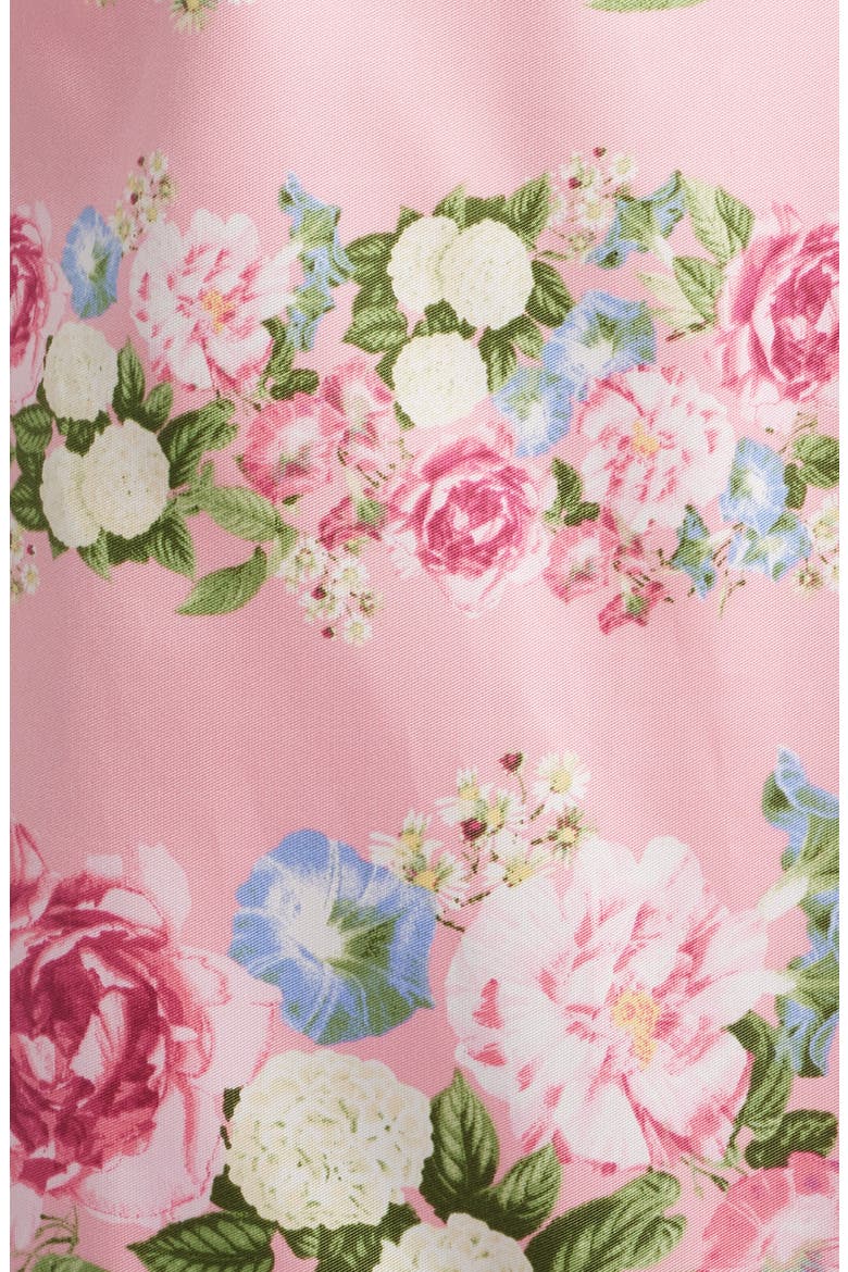 Floral Ruffle Hem Sleeveless Dress, Alternate, color, CARNATION PINK MULTI