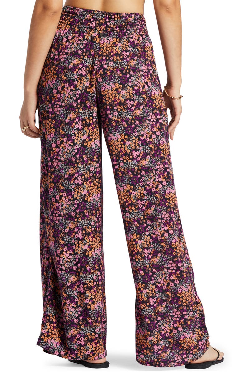 Roxy Forever & a Day Floral Wide Leg Pants, Alternate, color, 