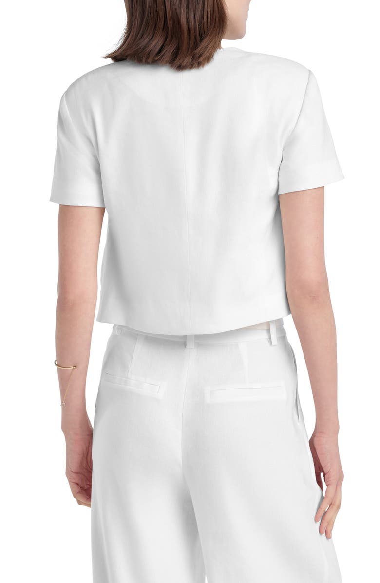 Favorite Daughter The Mayfair Linen Blend Top, Alternate, color, White