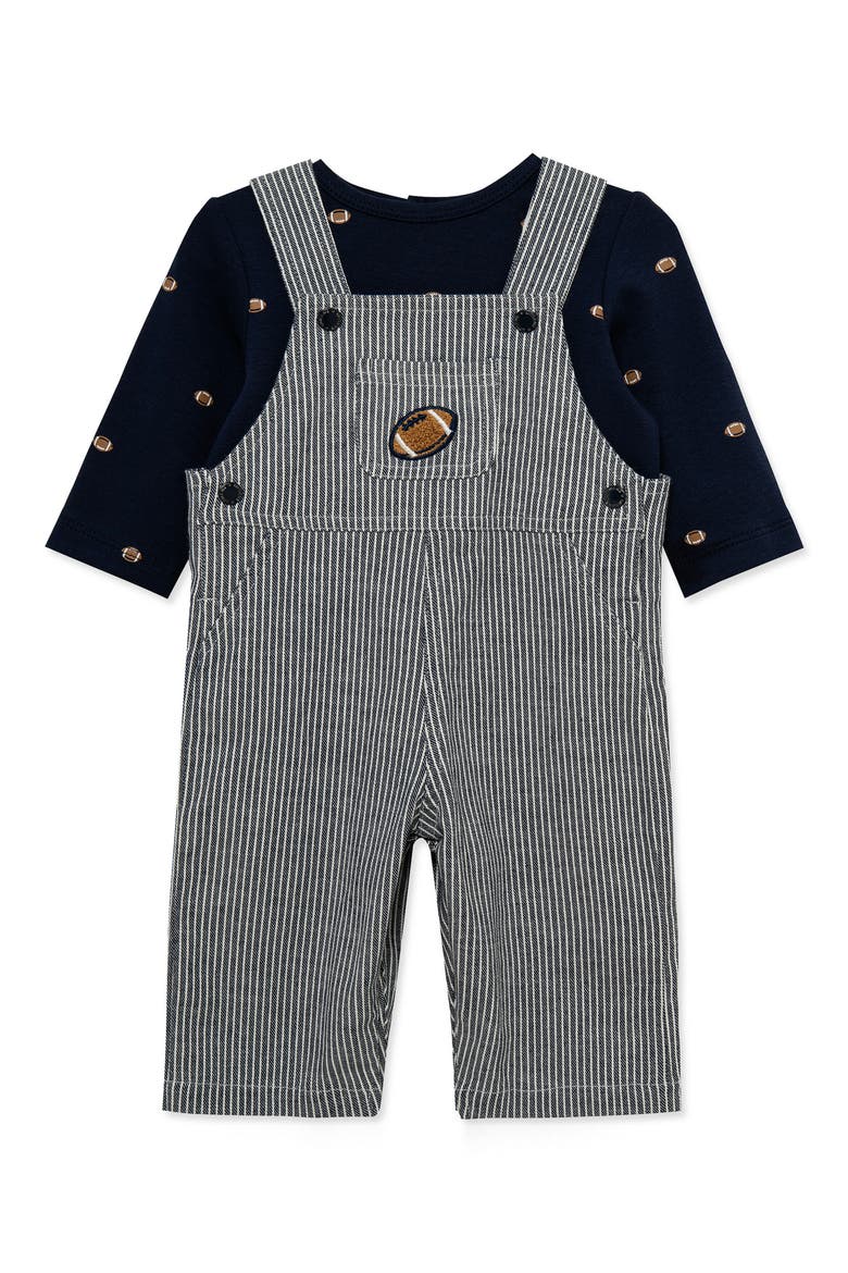 Kids' Football Overalls & T-Shirt Set, Main, color, BLUE