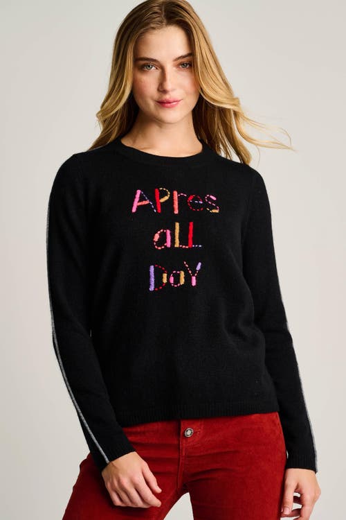 Lisa Todd Apres All Day Cashmere Sweater In Black