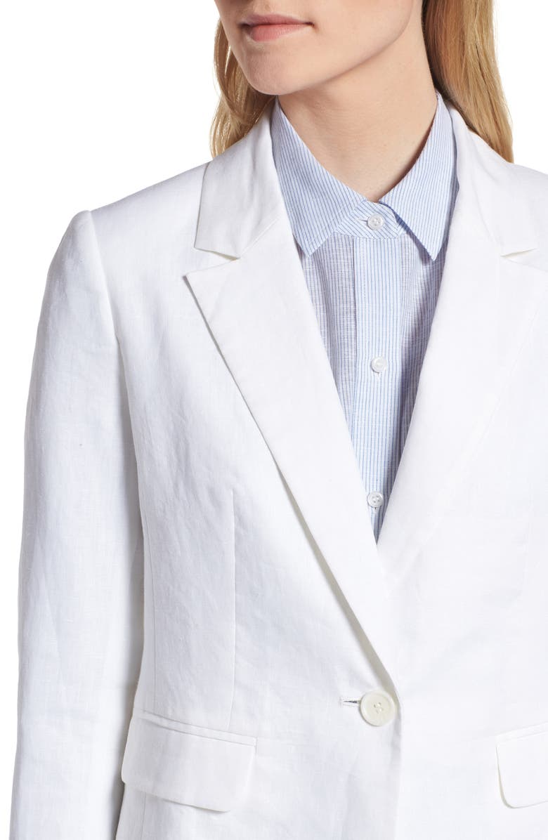 1901 Linen Blend Blazer, Alternate, color, 