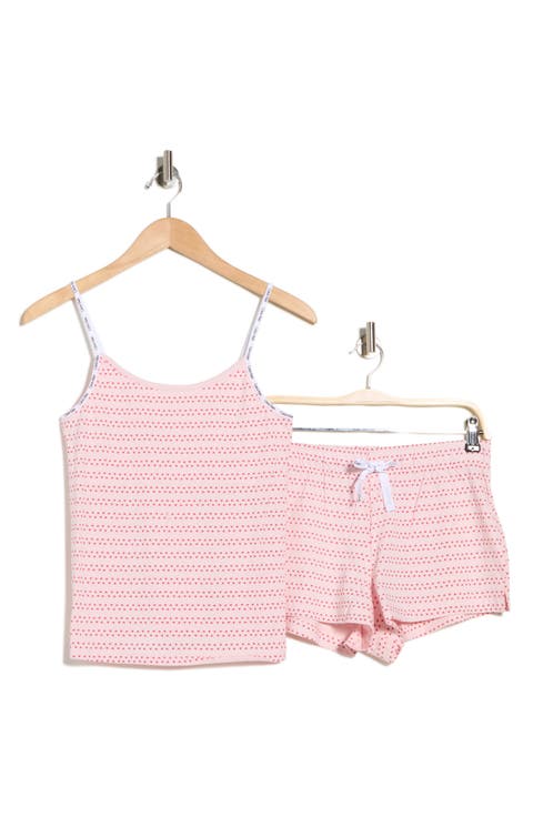 Stretch Cotton Camisole & Shorts Pajamas