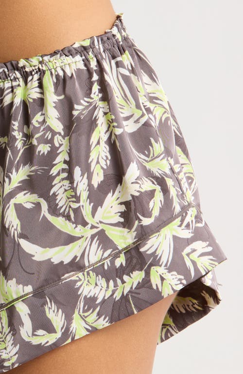 Free People Beauty Sleep Short Pajamas In Volcanic Glass Combo