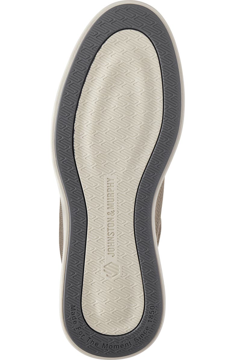 Johnston & Murphy Ackerson Knit Plain Toe Sneaker, Alternate, color, Gray Knit