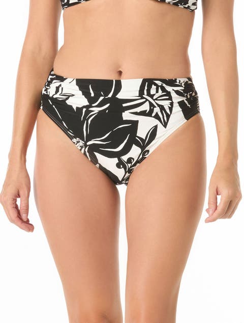 Ruched Bikini Swim Bottom