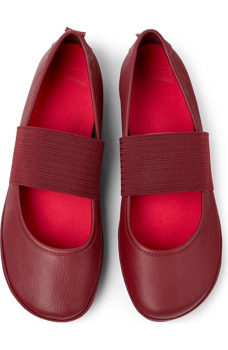 Camper Right Nina Leather Mary Jane Ballerina Flat, Alternate, color,