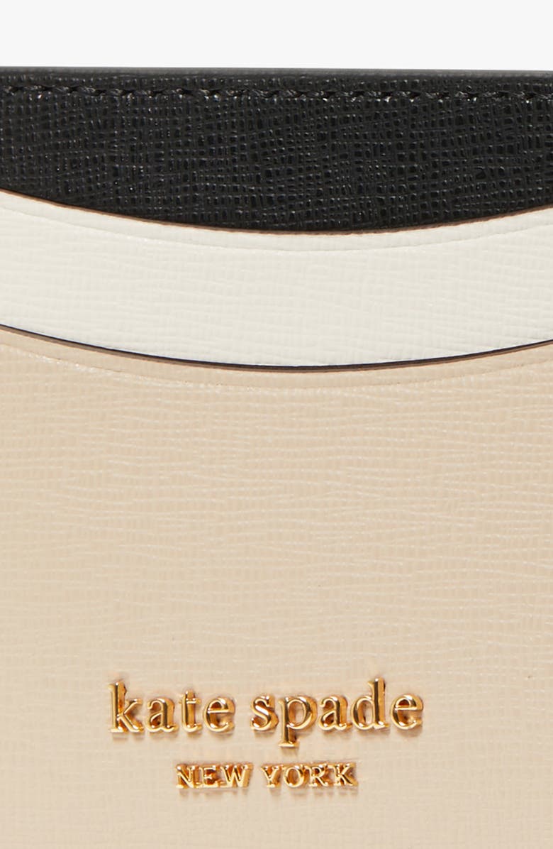 Kate Spade New York morgan leather card holder, Alternate, color, 