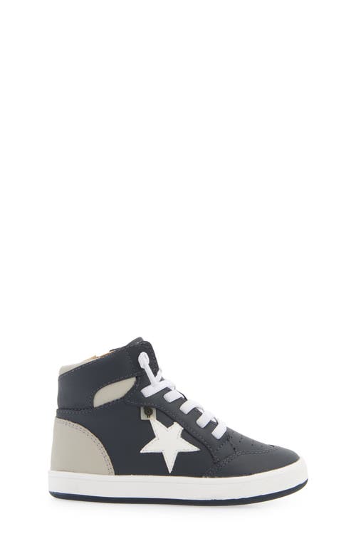 Old Soles Kids' Starling Metallic High Top Sneaker In Blue