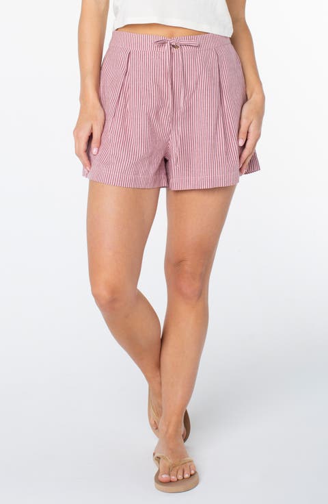 Mavericks Striped Trouser Shorts