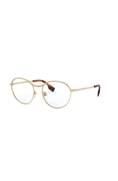 Burberry 53mm Round Optical Glasses In Neutral