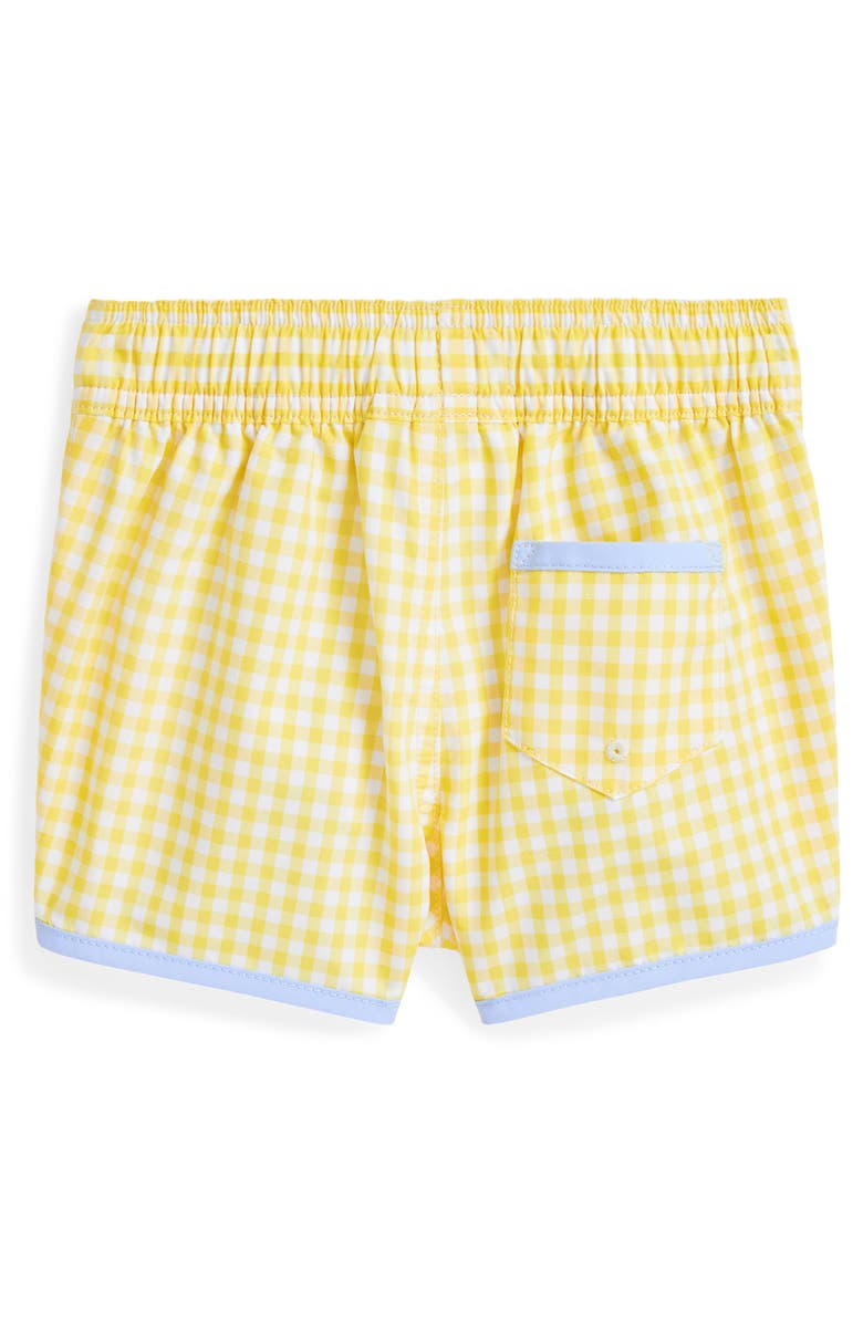 Ralph Lauren Briggs Gingham Swim Trunks, Alternate, color, 