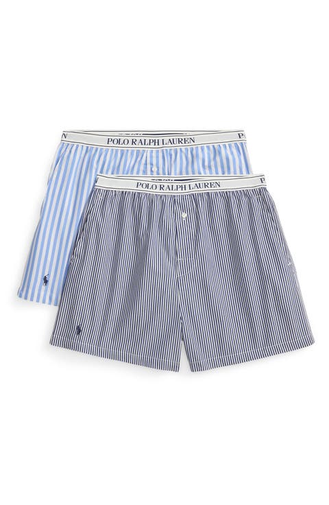 Assorted 2-Pack Cotton Boxer Pajama Shorts
