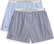 Polo Ralph Lauren Assorted 2-Pack Cotton Boxer Pajama Shorts
