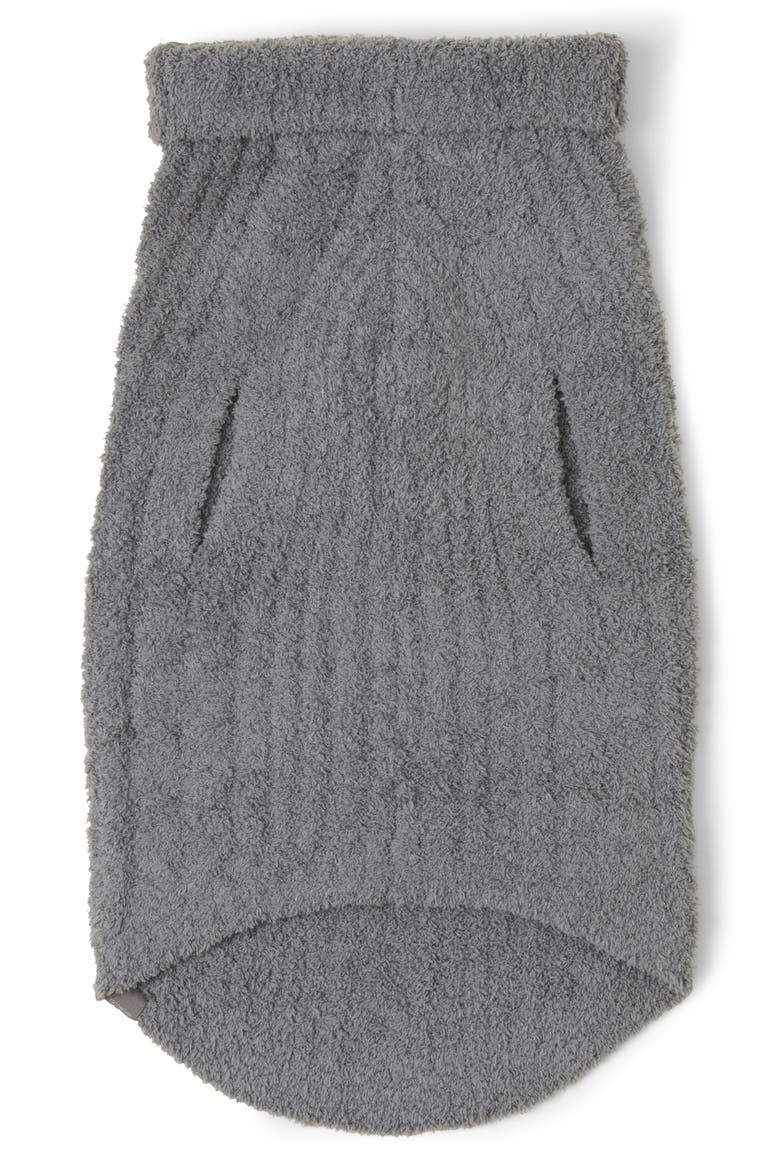 CozyChic® Cable Pet Sweater, Alternate, color, GRAPHITE