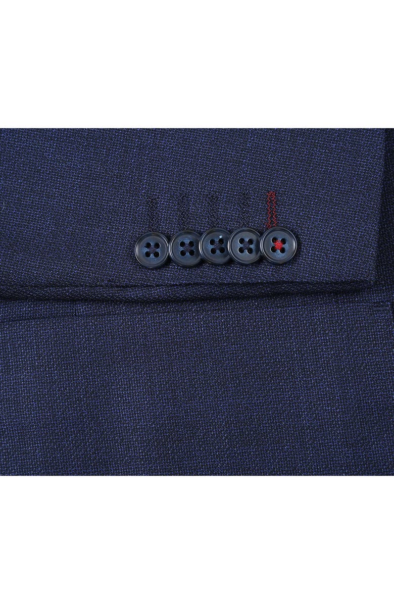 English Laundry Peaked Lapel Wool Blend Two-Piece Suit, Alternate, color, Navy