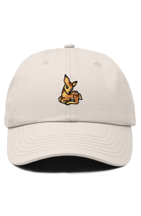 Fawn Embroidered Outdoor Cap