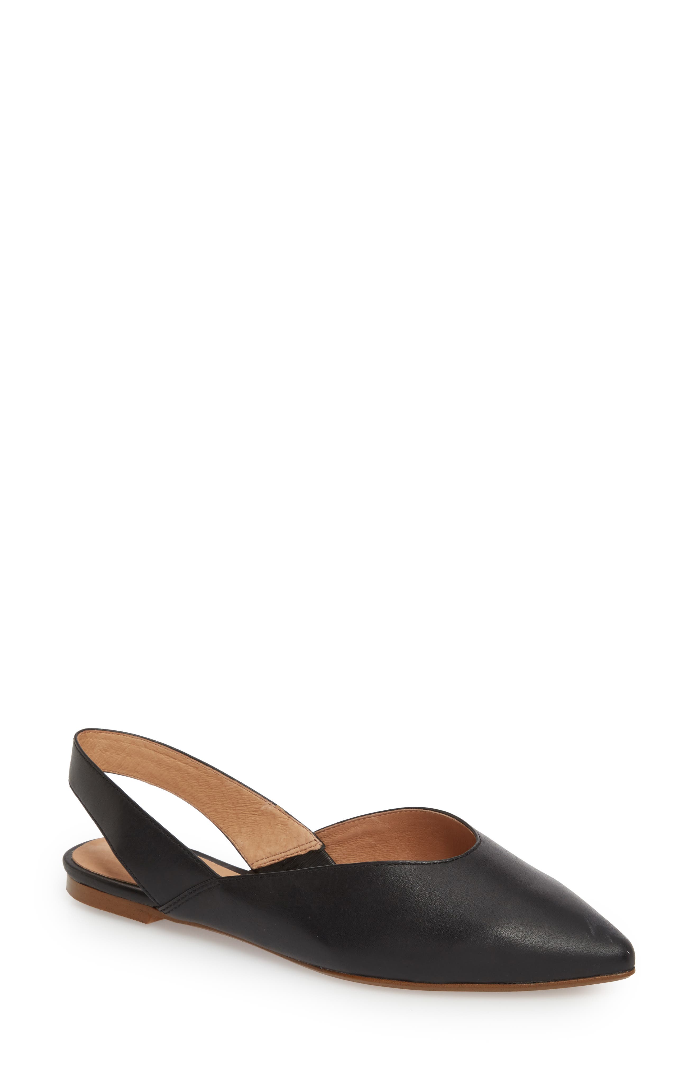 Madewell The Ava Slingback Flat, Main, color, 