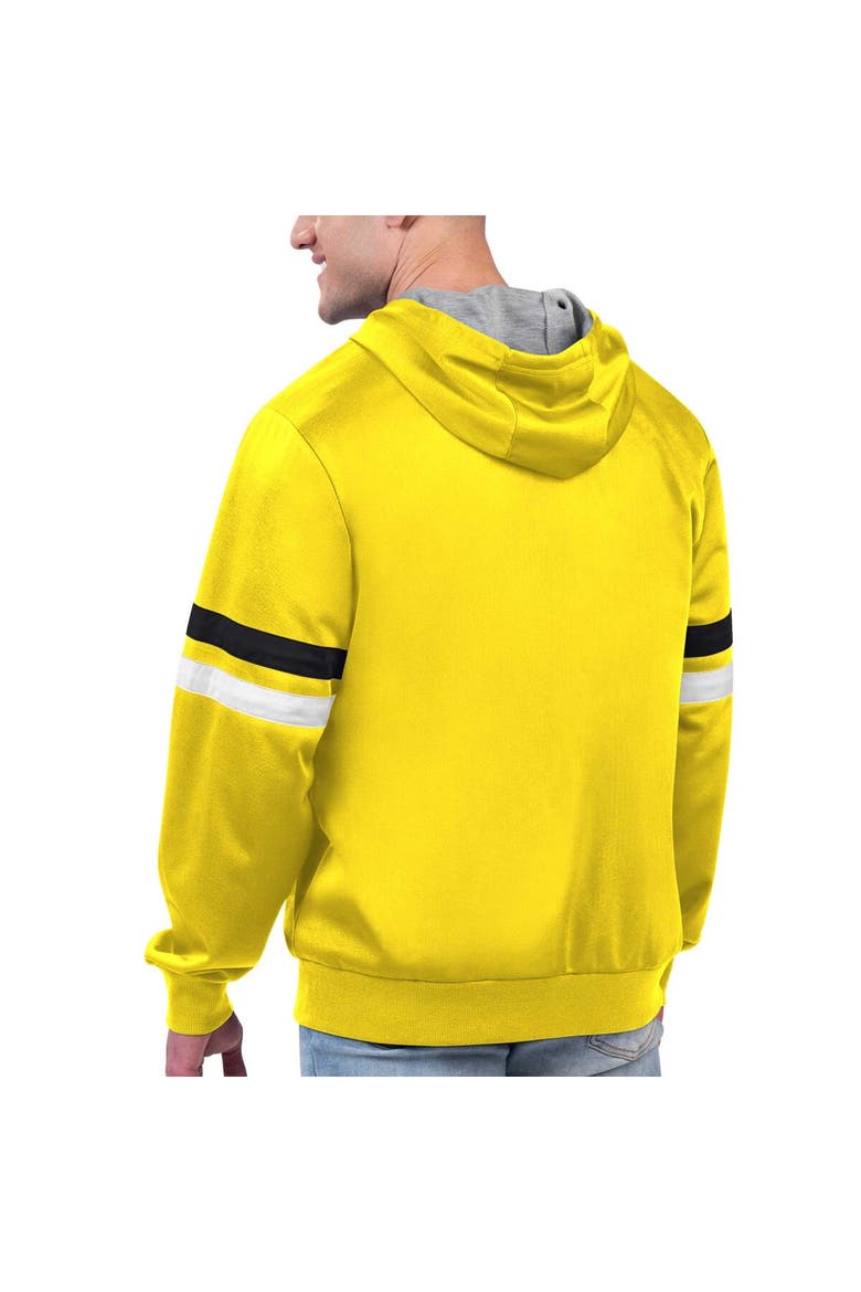 Men's G-III Sports by Carl Banks Yellow Utah Jazz Contender Full-Zip Hoodie Jacket, Alternate, color, Yellow