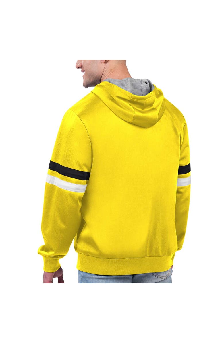 G-III SPORTS BY CARL BANKS Men's G-III Sports by Carl Banks Yellow Utah Jazz Contender Full-Zip Hoodie Jacket, Alternate, color, Yellow