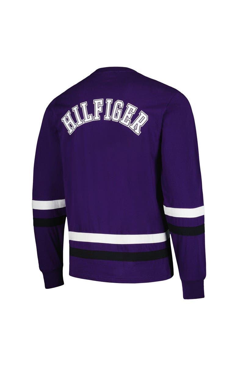 Tommy Hilfiger Men's Tommy Hilfiger Purple/Black Baltimore Ravens Nolan Long Sleeve T-Shirt, Alternate, color, 