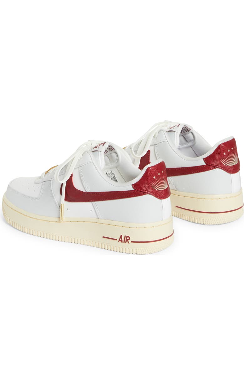 Nike Air Force 1 '07 SE 'Sisterhood Team Red' Sneaker, Alternate, color,