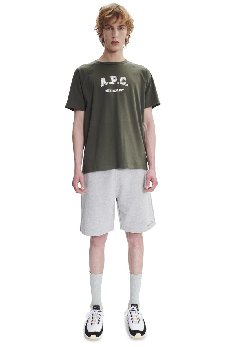 A.P.C. Cotton Sweat Shorts, Alternate, color,