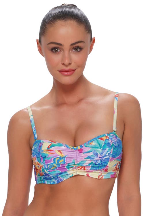 Sunsets Loretta Bandeau Bikini Swimsuit Top In Multi
