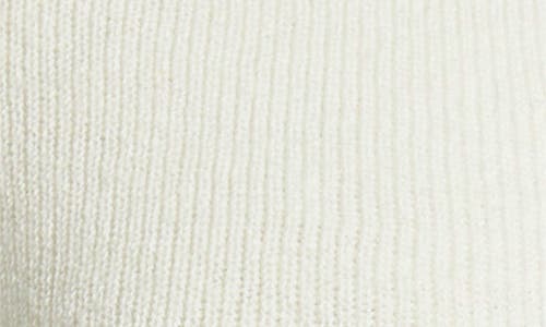 Mavi Jeans Short Sleeve Cotton Blend Cardigan In White