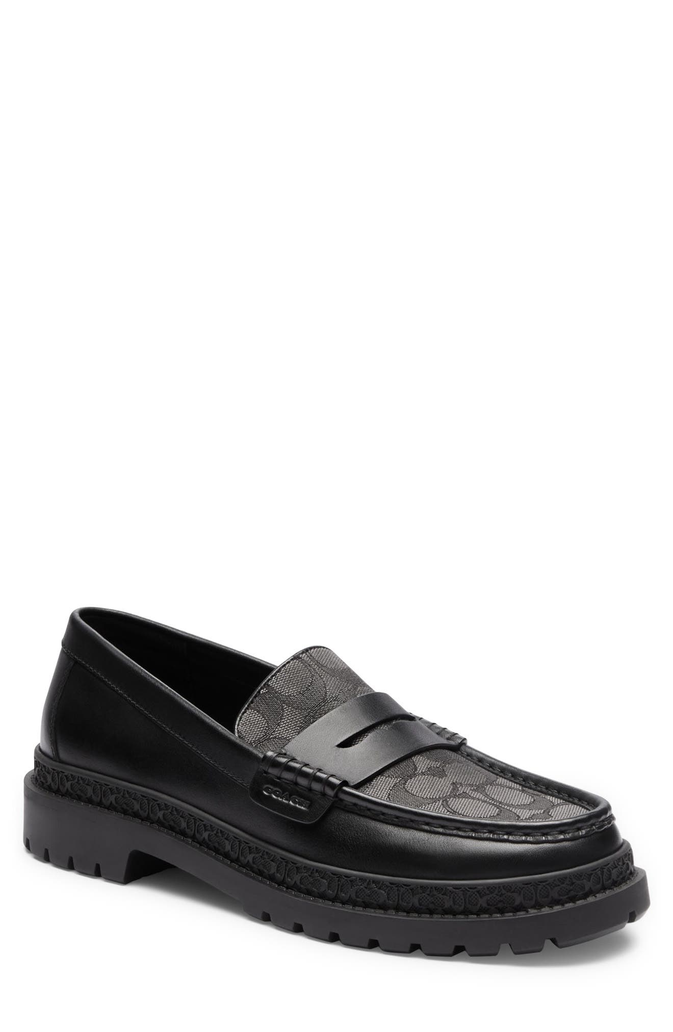 COACH Signature Jacquard Loafer, Main, color, 
