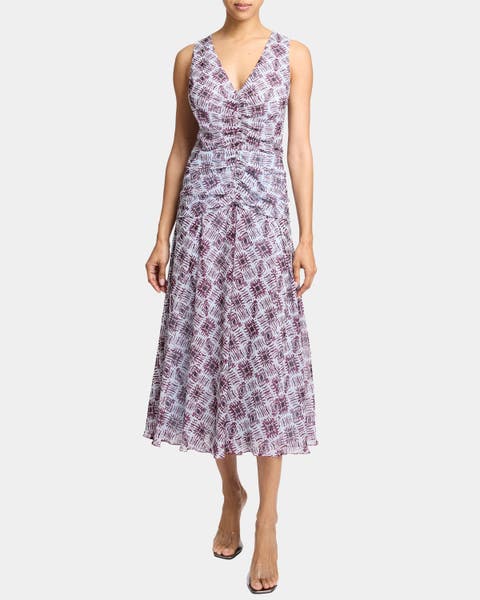 Eden Midi Georgette Dress